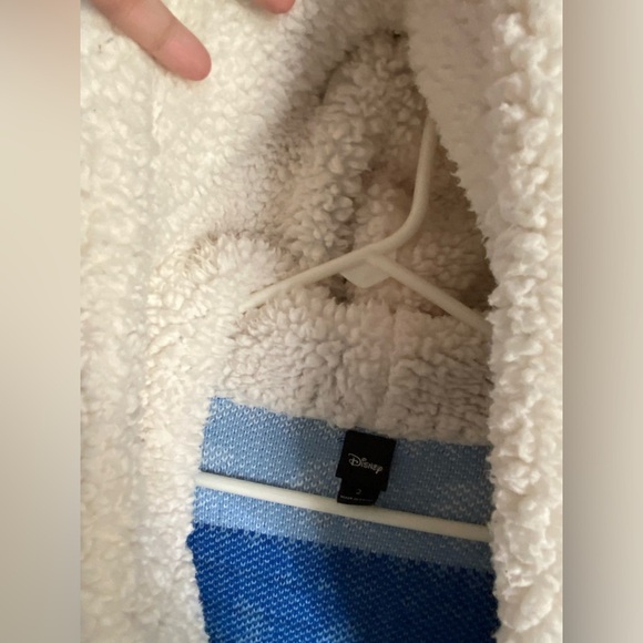 Disney Lilo & Stitch Fair Isle Stitch & Scrump Sherpa Womens Open Cardigan 2X - Picture 7 of 10